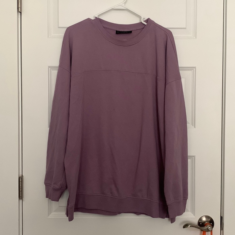 Purple Crewneck Sweatshirt